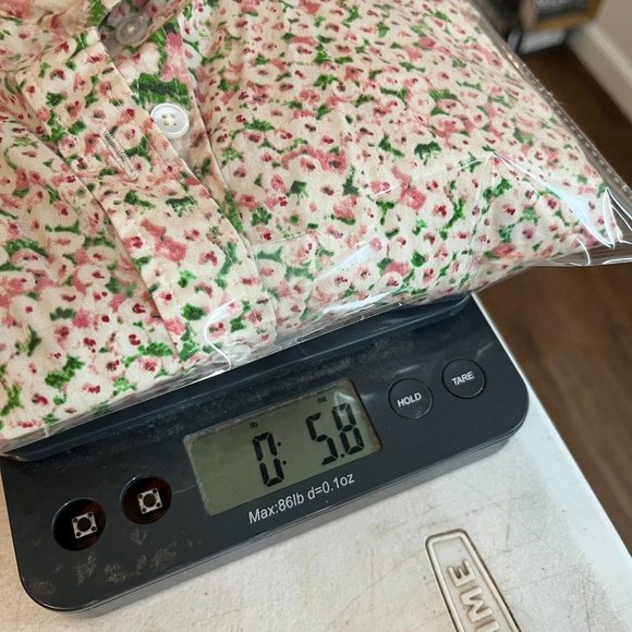 Talbots Floral Button Down Shirt - Cream and Pink - Picture 12 of 12